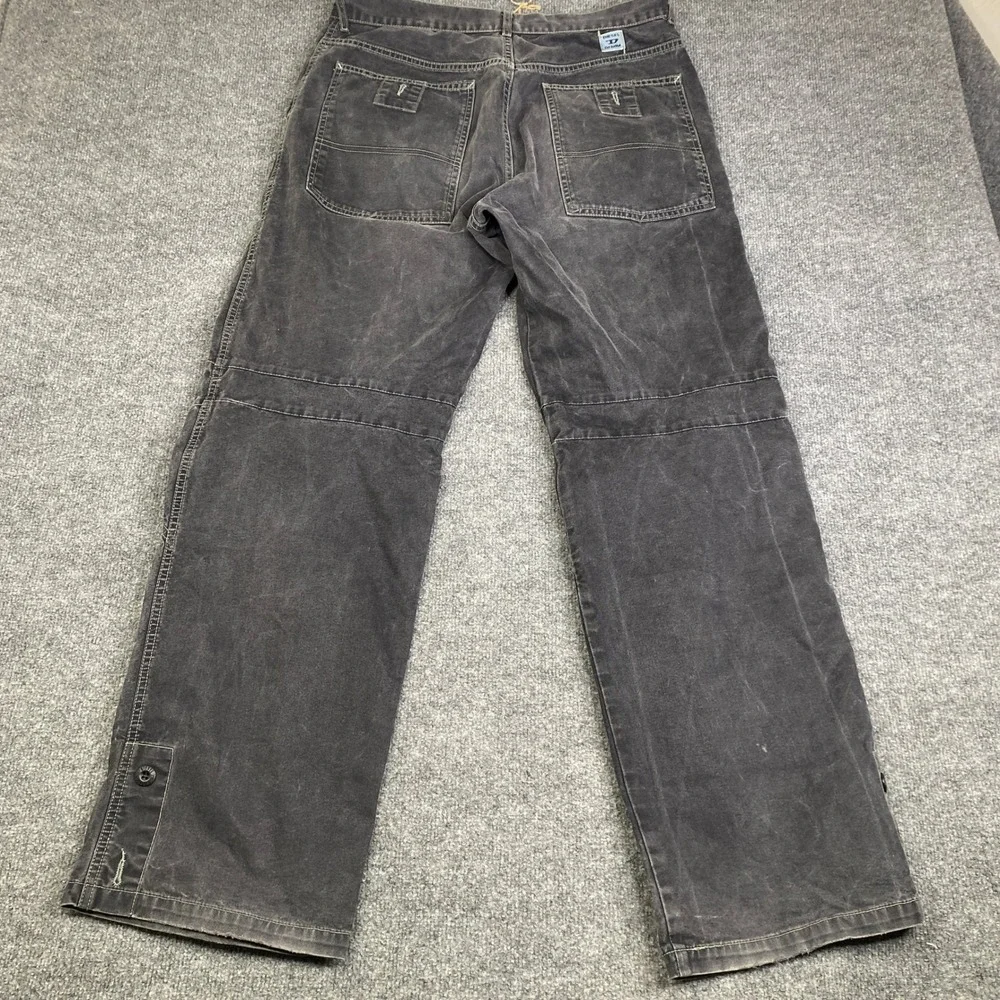 Diesel Italy Mens Pants Faded Black Reinforced Knee Utility Gorp Work Size 34